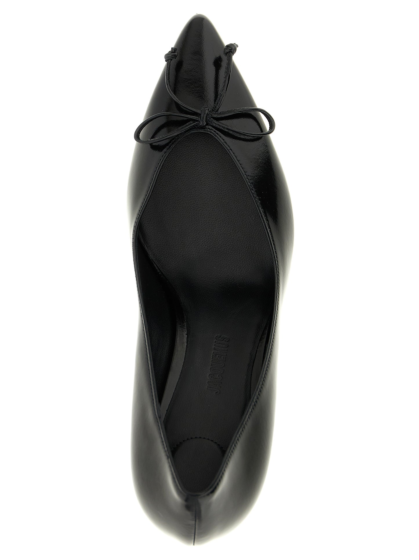 Zapatos de tacón Jacquemus de piel de vaca negra