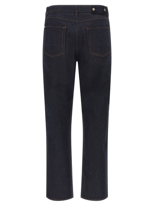 Vaqueros rectos Stone Island de algodón azul