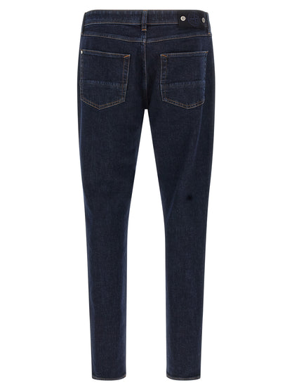 Vaqueros rectos Stone Island de algodón azul