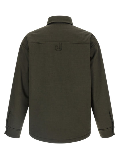 Jacquemus Chaqueta Shell de Lana Virgen Bicolor La Chemise Boulanger