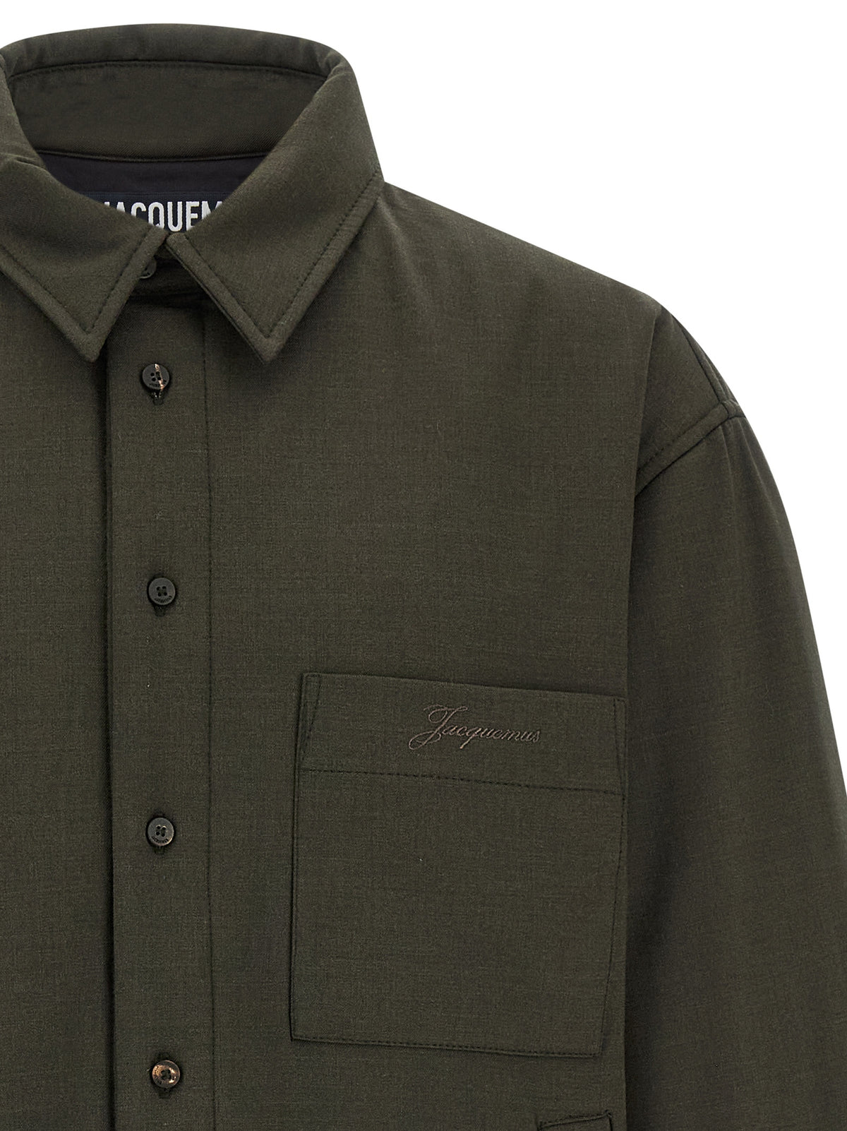 Jacquemus Chaqueta Shell de Lana Virgen Bicolor La Chemise Boulanger