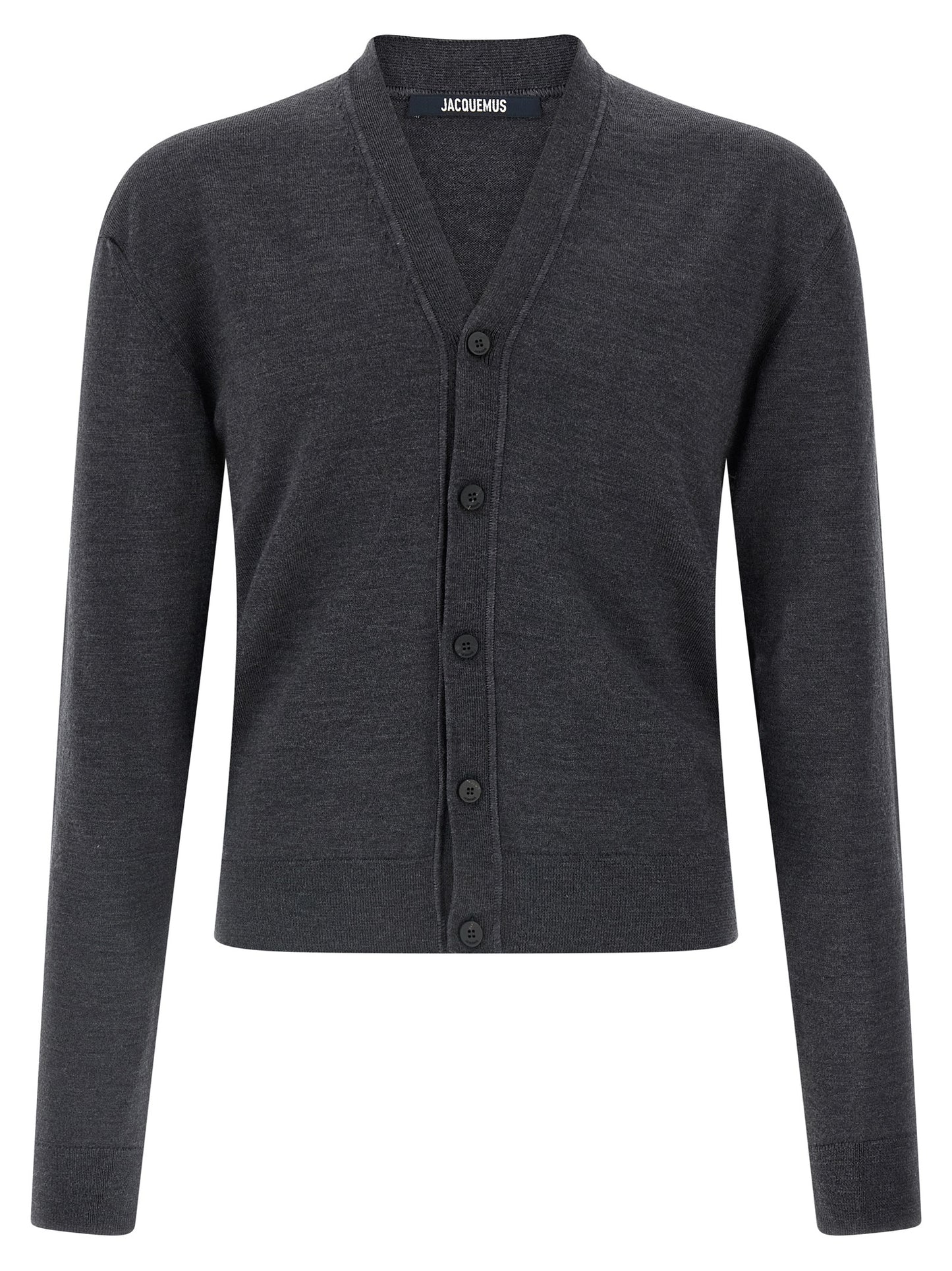 Cardigan en laine mérinos Jacquemus à boutonnage avant