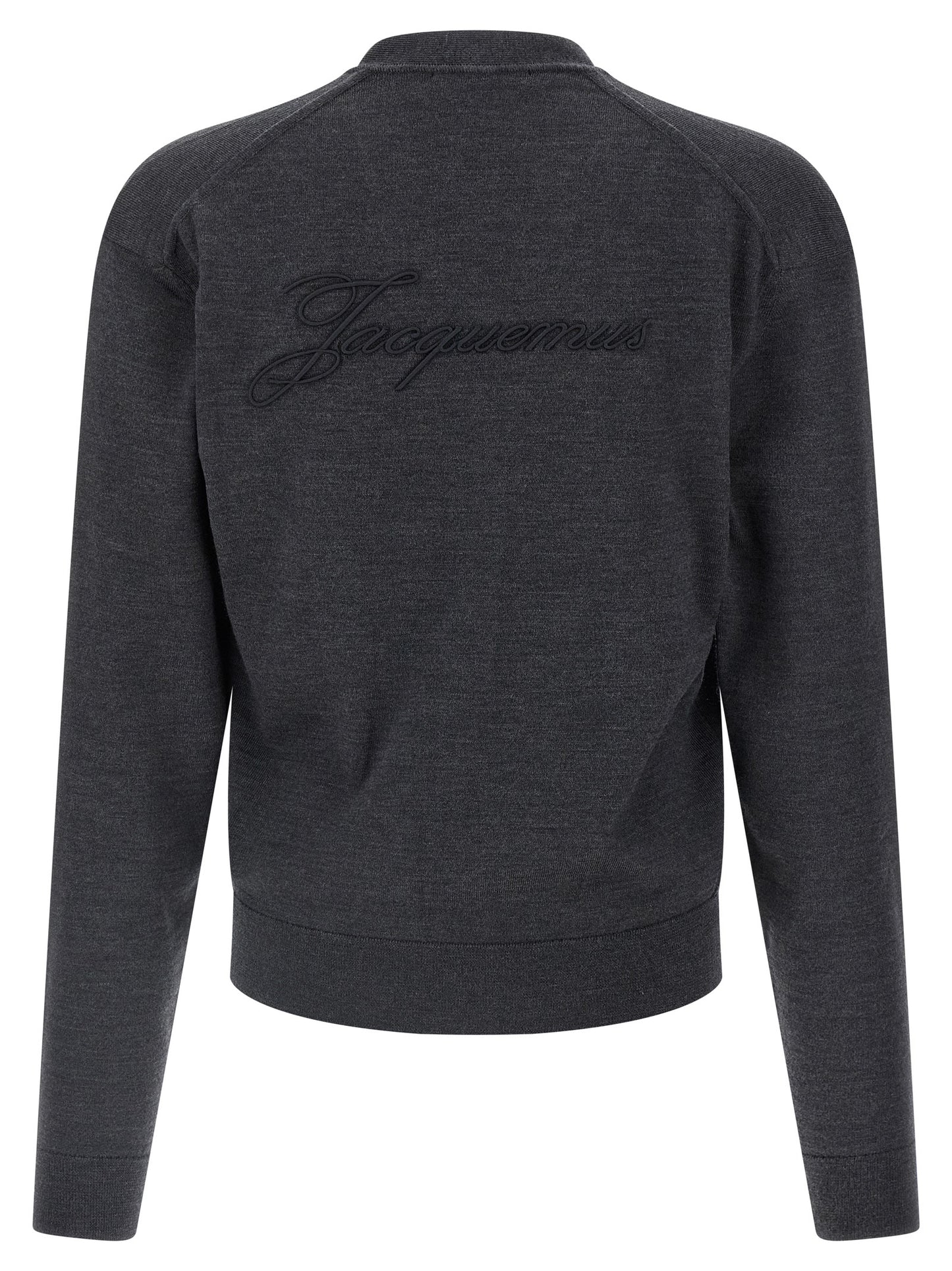 Cardigan en laine mérinos Jacquemus à boutonnage avant