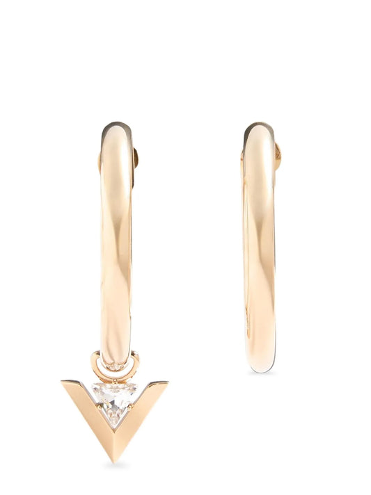 Pendientes Valentino Garavani de latón dorado