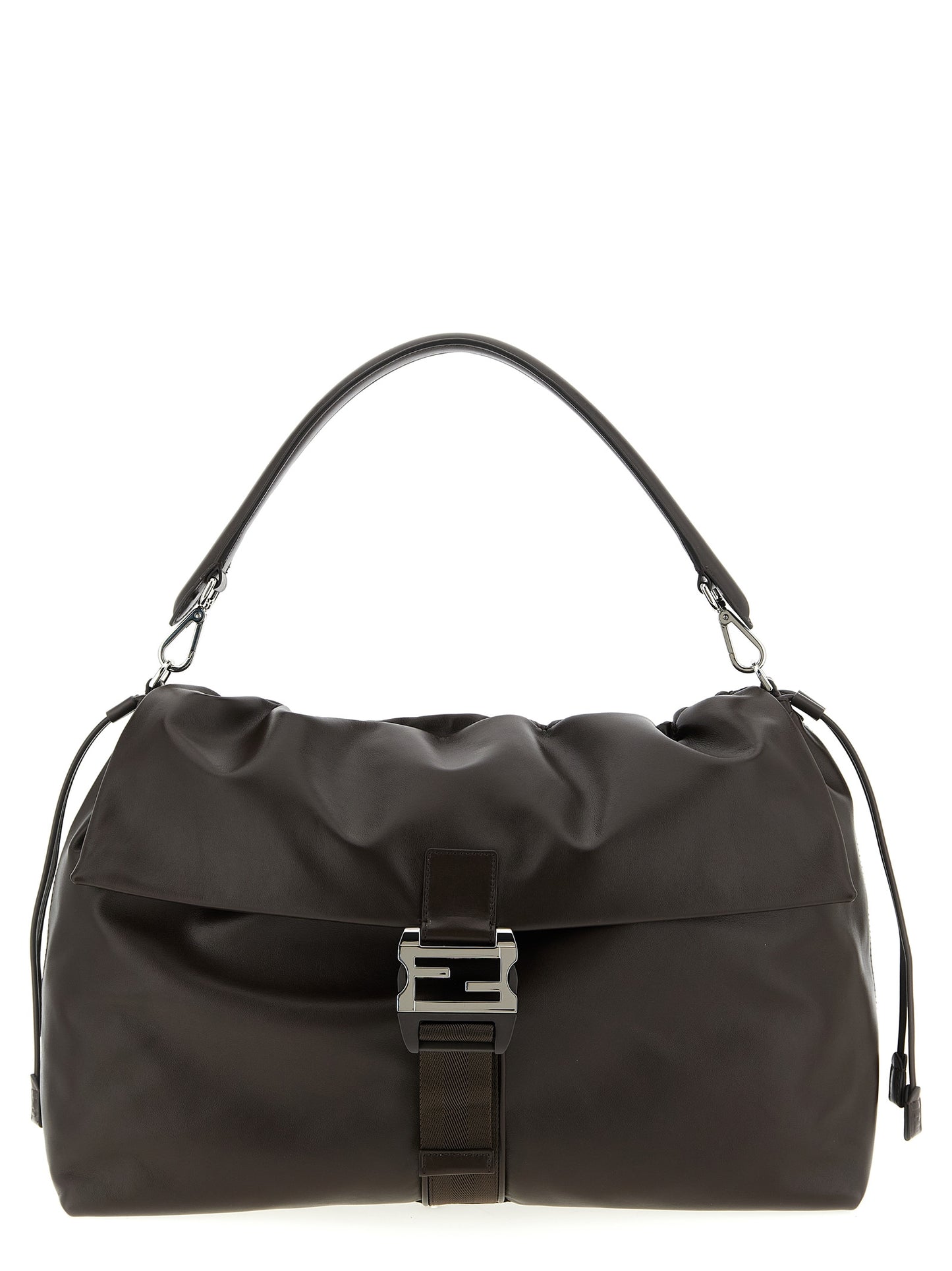 Bolso de piel de becerro marrón Fendi