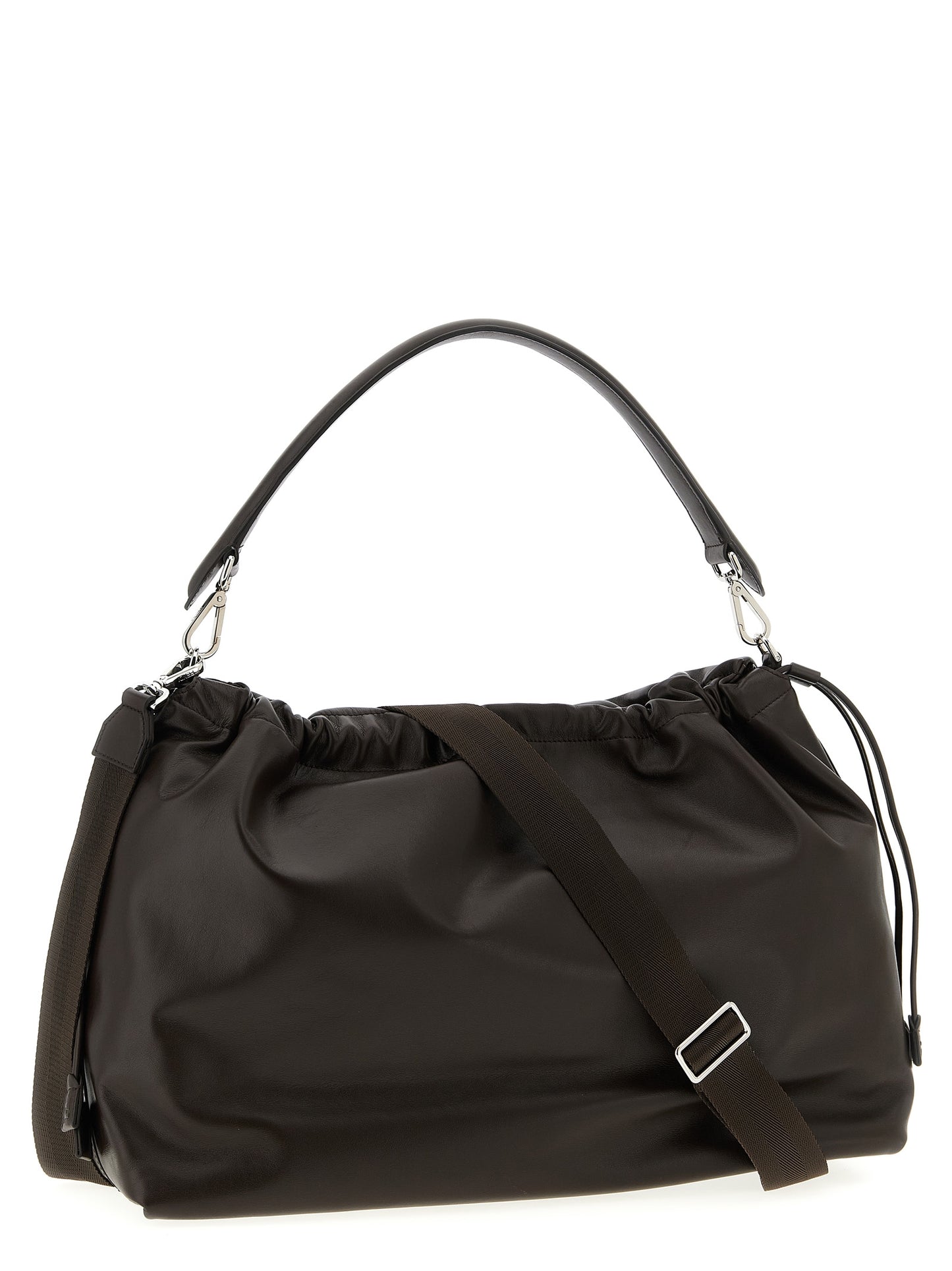 Bolso de piel de becerro marrón Fendi
