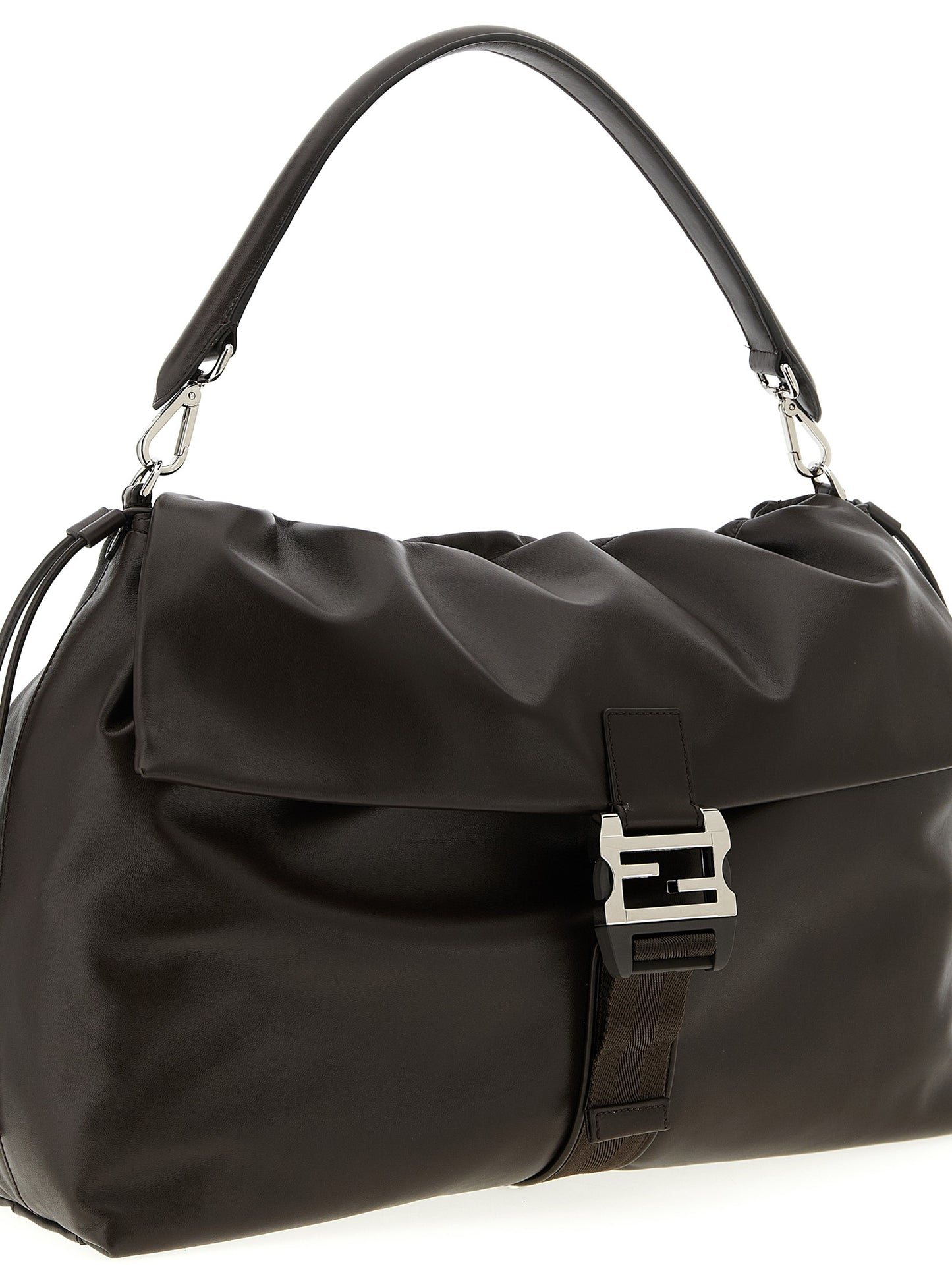 Bolso de piel de becerro marrón Fendi