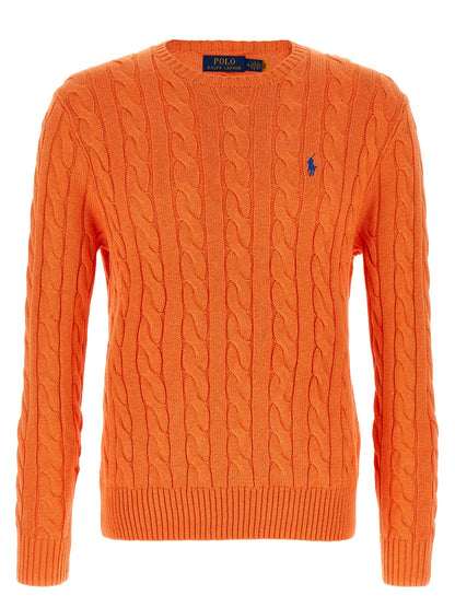 Cárdigan de algodón naranja Polo Ralph Lauren
