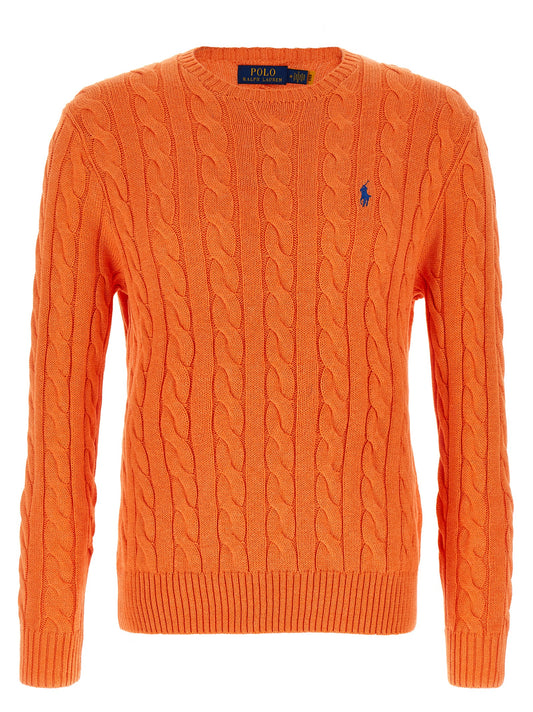 Cárdigan de algodón naranja Polo Ralph Lauren