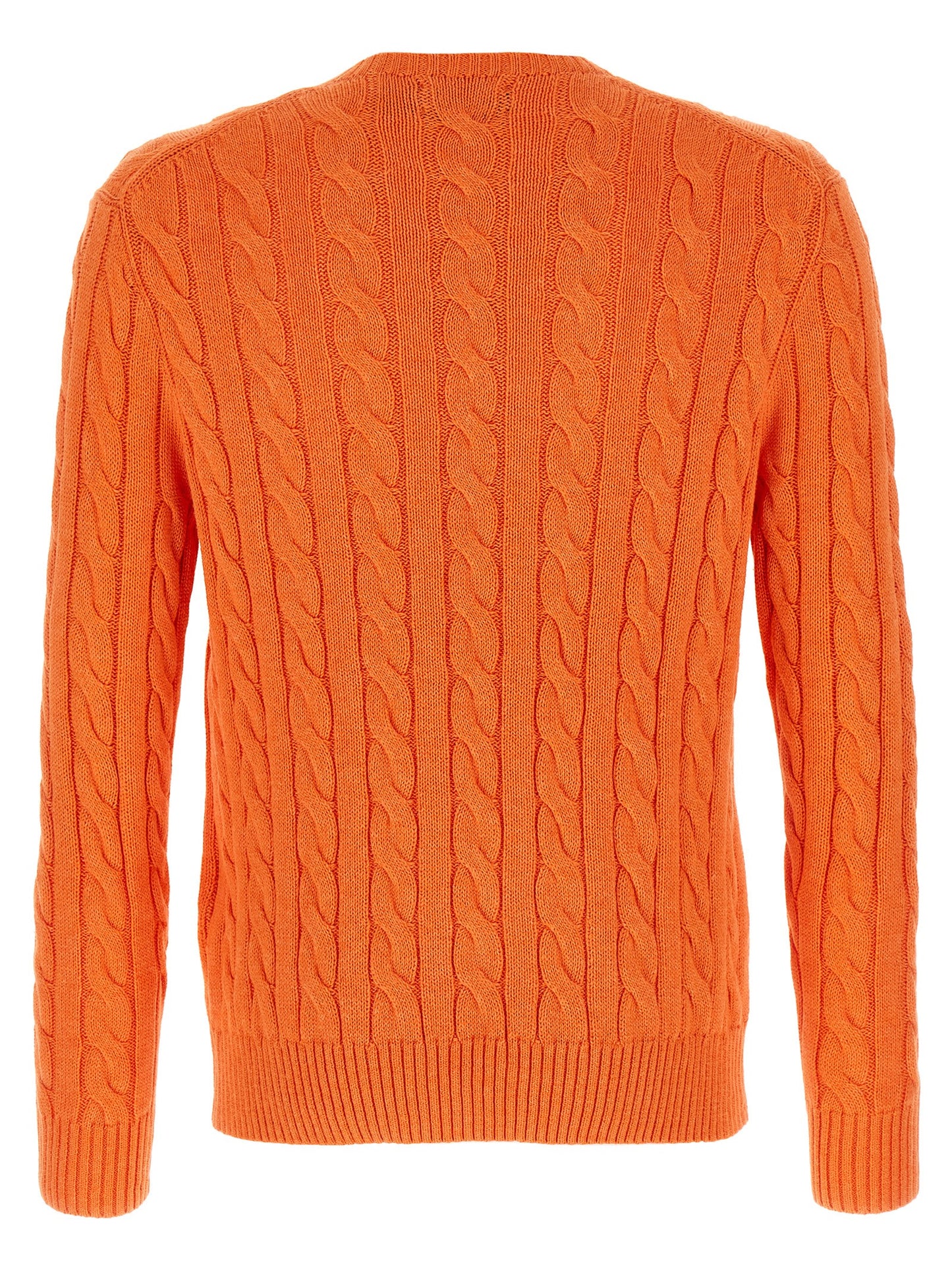 Cárdigan de algodón naranja Polo Ralph Lauren
