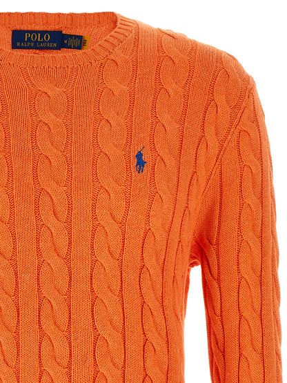 Cárdigan de algodón naranja Polo Ralph Lauren
