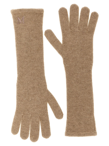 Guantes de Cachemira Beige Max Mara