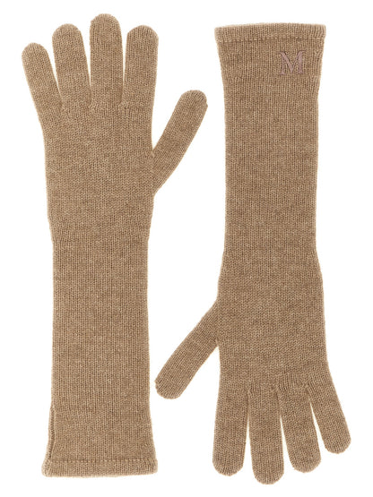 Guantes de Cachemira Beige Max Mara