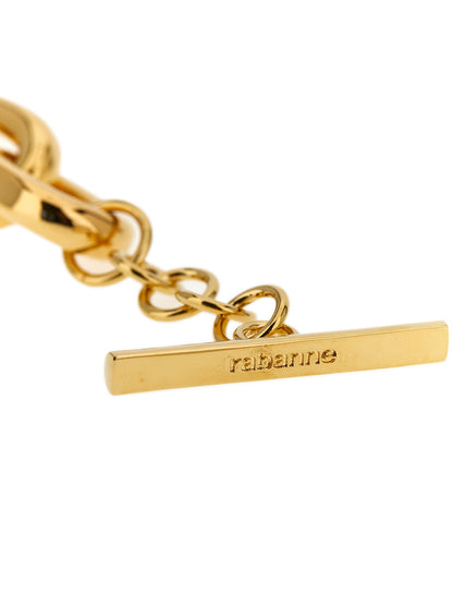 Collar de latón dorado Paco Rabanne