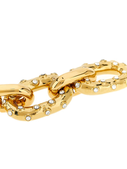 Pulsera Paco Rabanne de latón dorado