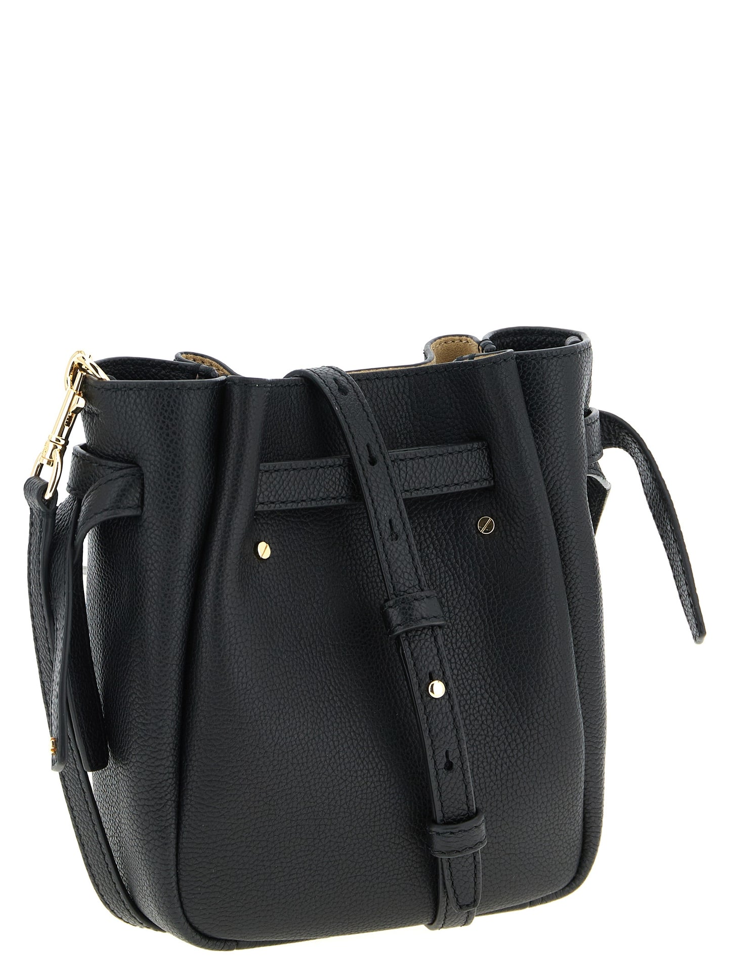 Bolso cruzado Tory Burch de piel de vaca negra