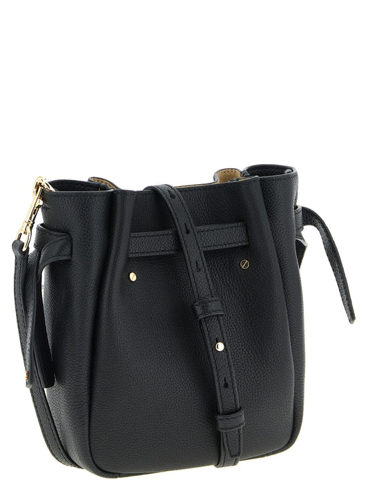 Bolso cruzado Tory Burch de piel de vaca negra