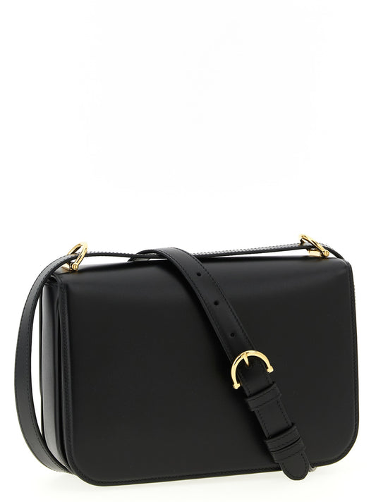 Bolso de hombro Gucci de piel de becerro negra