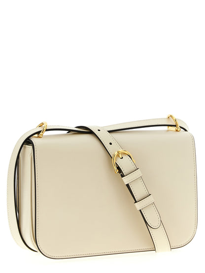 Bolso de hombro Gucci de piel de becerro blanco