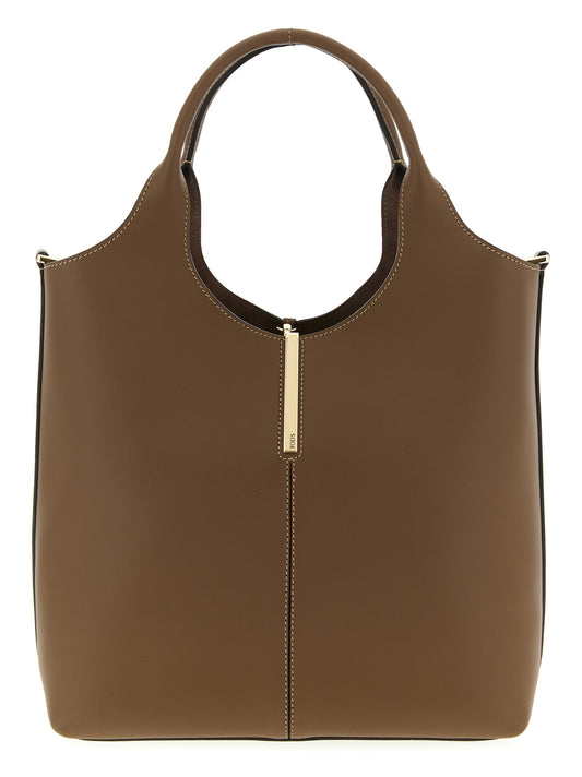 Bolso de mano Tod's de piel de becerro marrón