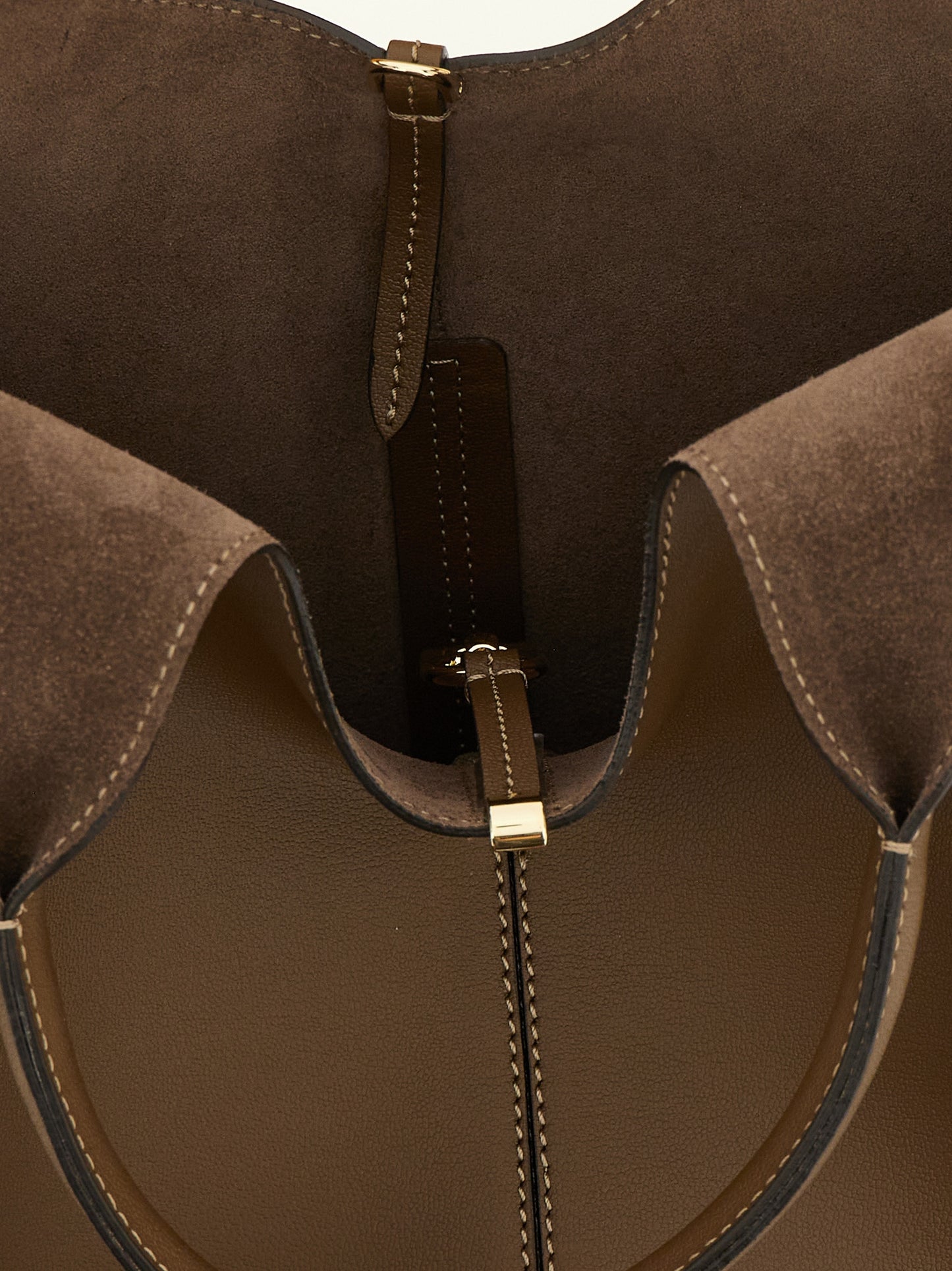 Sac à main Tod's en cuir de veau marron