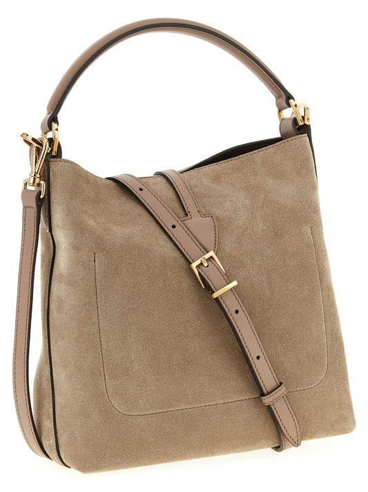 Bolso de mano Tod's de piel de becerro beige