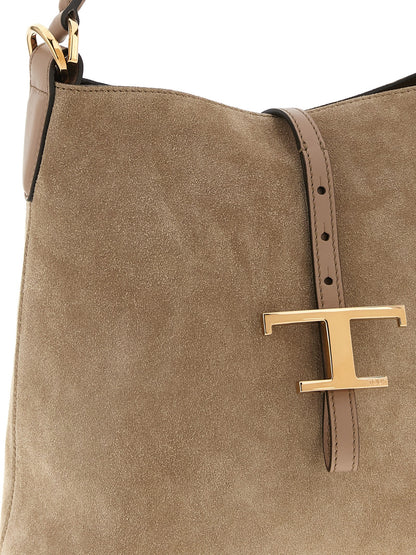 Sac à main Tod's en veau beige