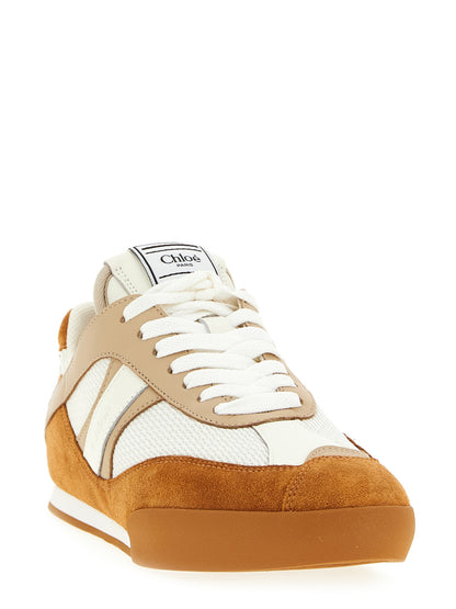 Zapatillas bajas Chloé de poliéster beige