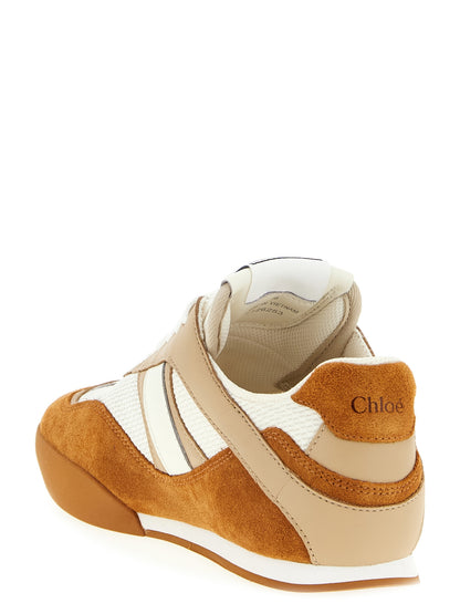 Zapatillas bajas Chloé de poliéster beige