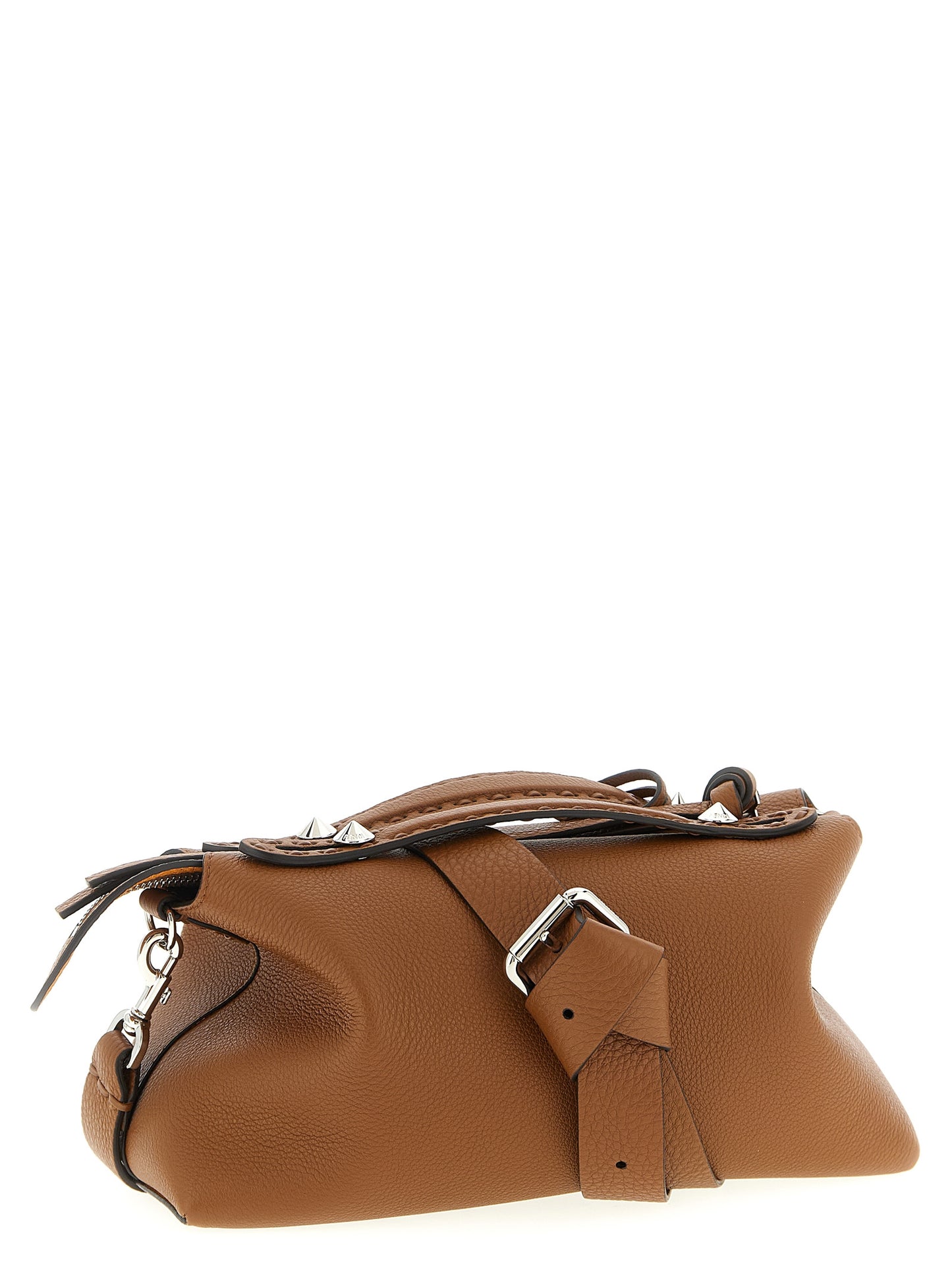 Bolso de piel de becerro marrón Fendi