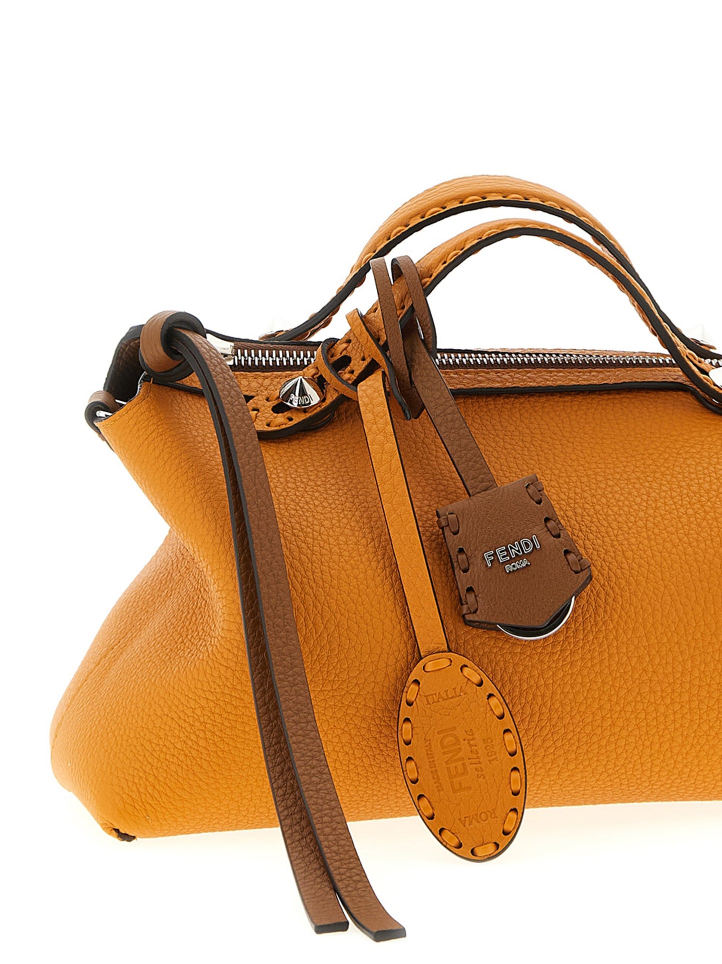 Bolso de piel de becerro marrón Fendi