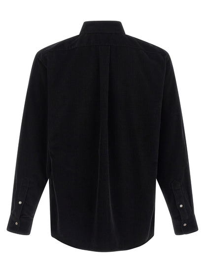 Blusa Fendi de algodón negro
