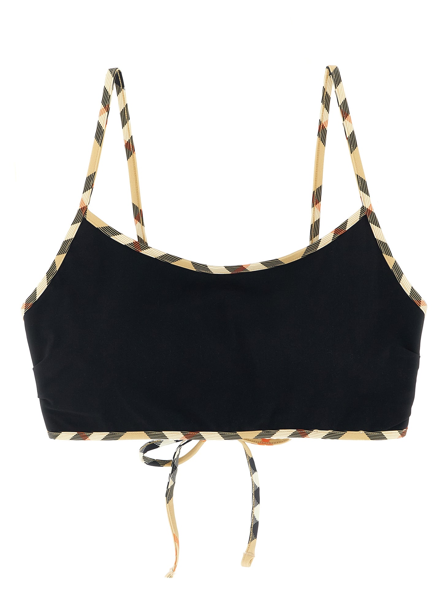 Bikini Burberry de poliamida negra