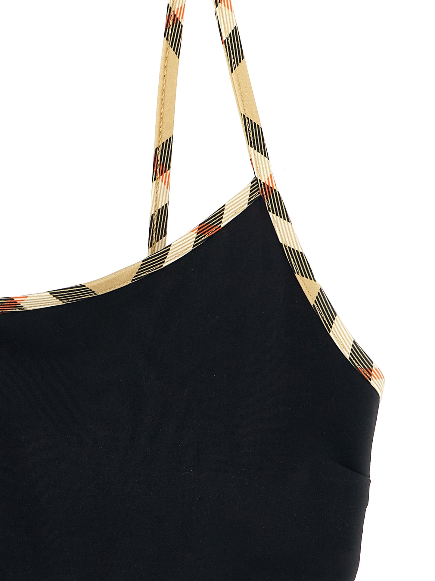 Bikini Burberry de poliamida negra