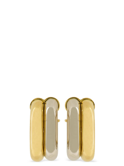 Pendientes de aluminio multicolor Paco Rabanne