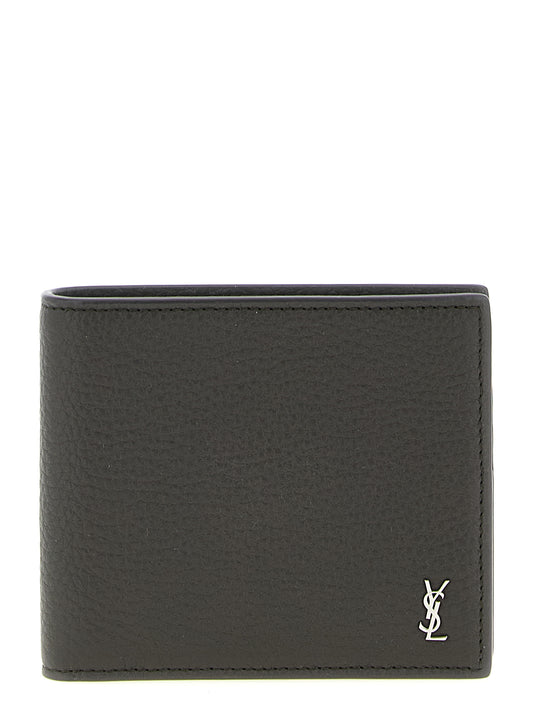 Cartera Saint Laurent de piel de becerro marrón