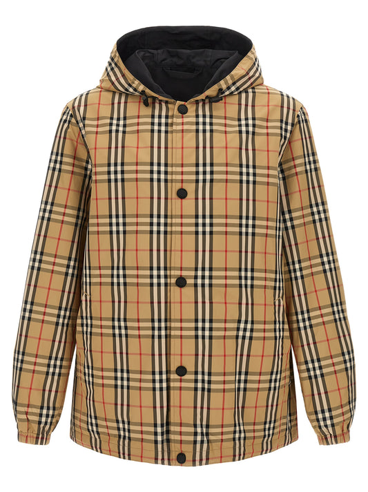 Chaqueta Shell Burberry Multicolor Elaborada En Poliamida