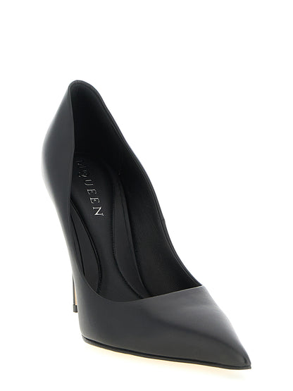 Zapatos de tacón Alexander McQueen de piel de becerro negra