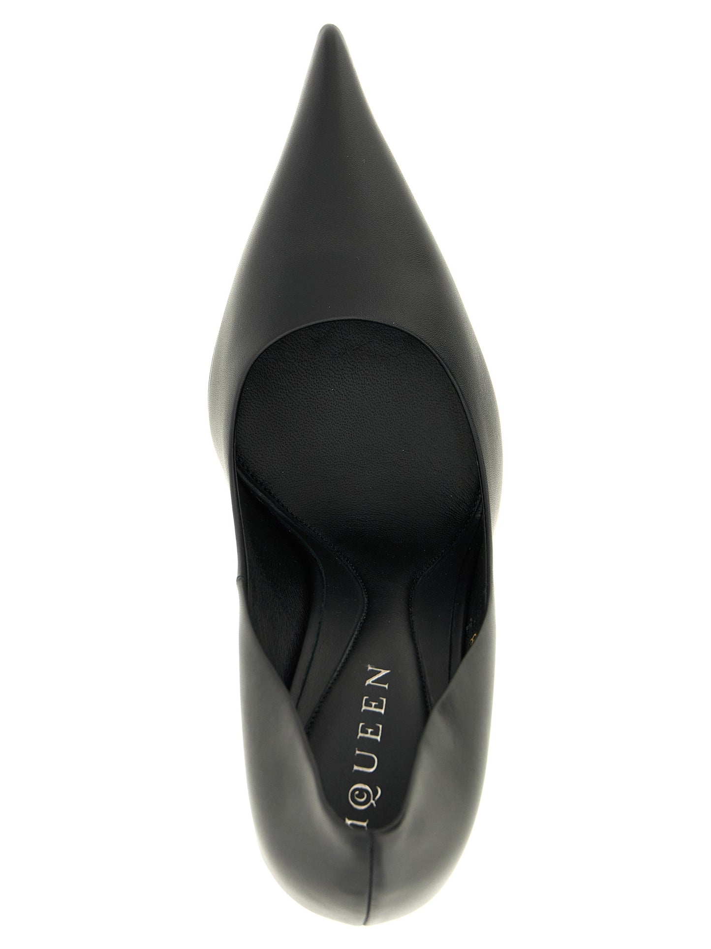Zapatos de tacón Alexander McQueen de piel de becerro negra