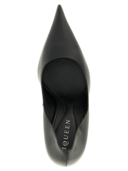 Zapatos de tacón Alexander McQueen de piel de becerro negra