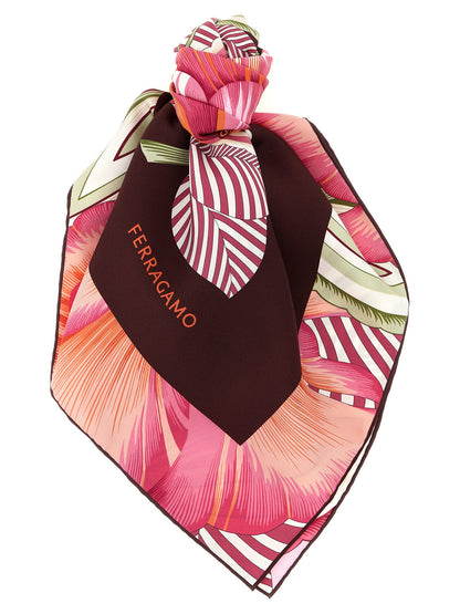 Pañuelo de seda multicolor Ferragamo