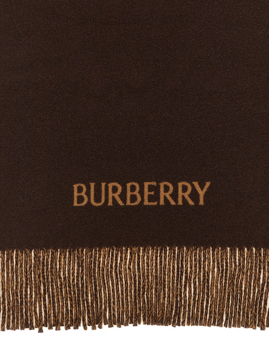 Bufanda Burberry De Cachemira Multicolor Textura Suave