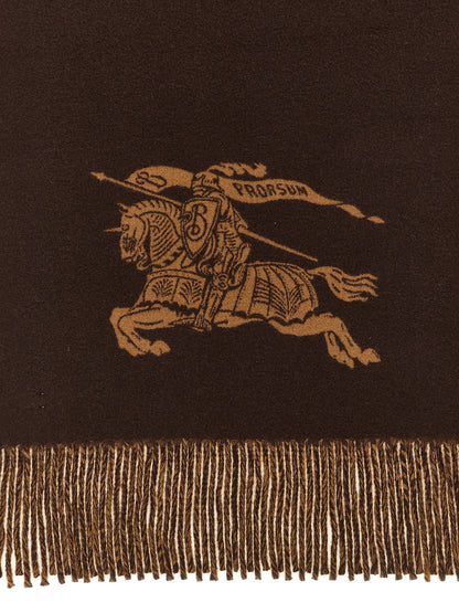 Burberry Multicolor Cashmere Scarf Soft Texture