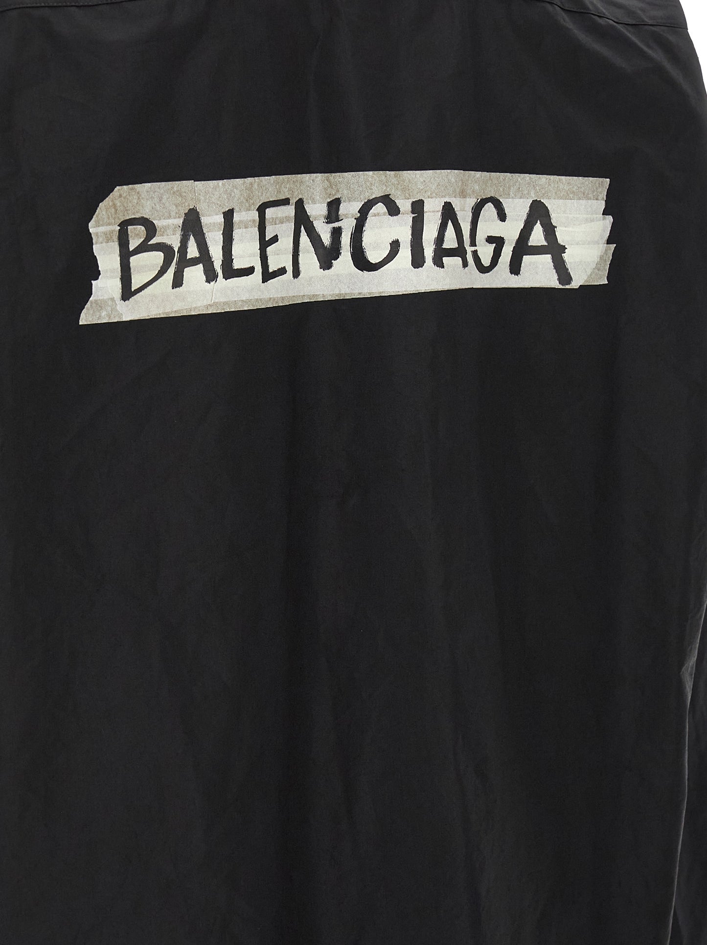 Balenciaga Blusa de algodón negra