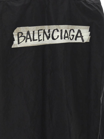 Balenciaga Blusa de algodón negra