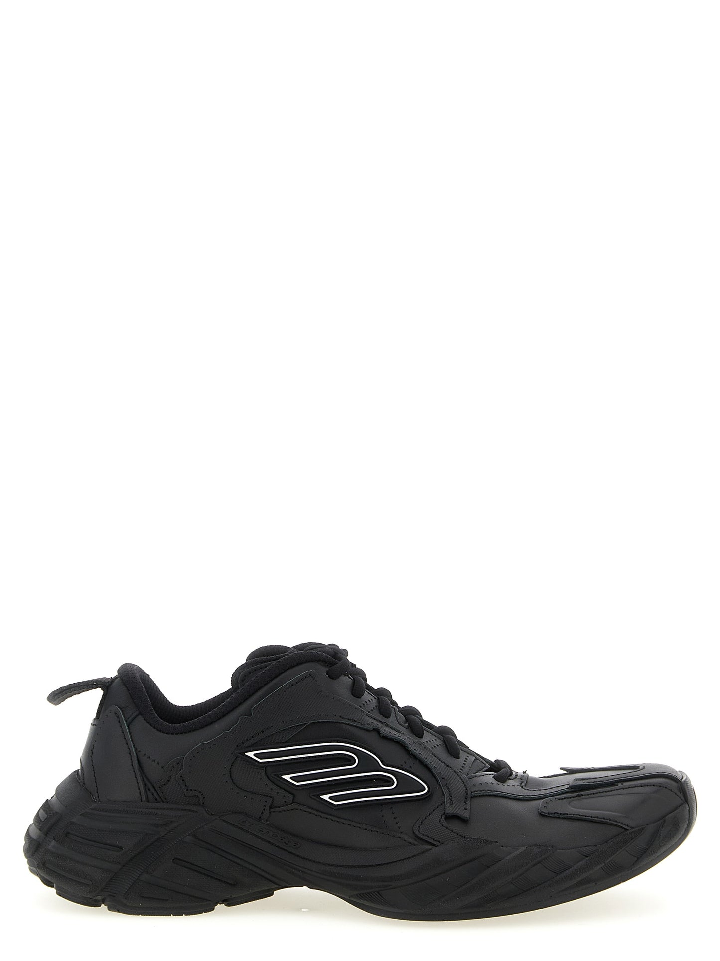 Balenciaga Black Cowhide Sneakers