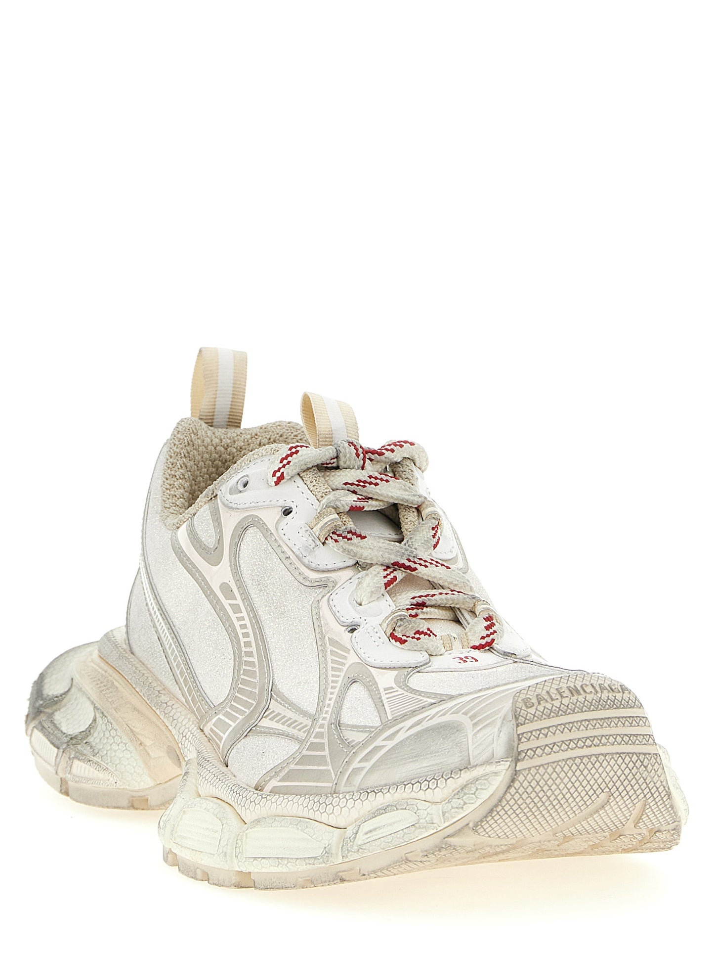 Zapatillas deportivas Balenciaga de polietileno plateado