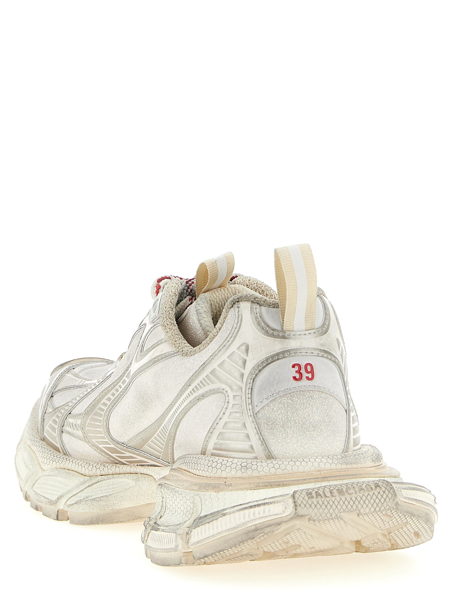 Zapatillas deportivas Balenciaga de polietileno plateado