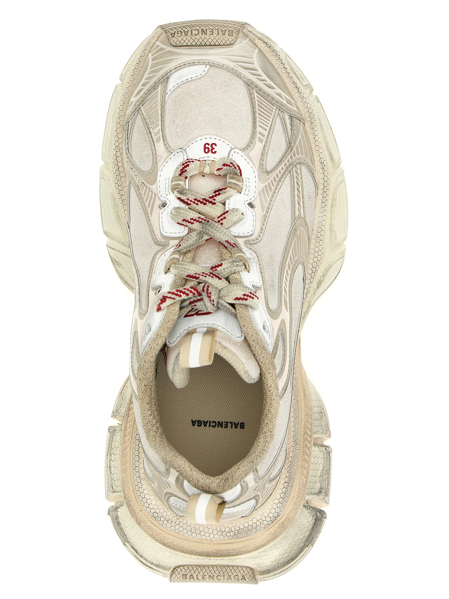 Zapatillas deportivas Balenciaga de polietileno plateado