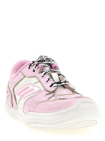 Zapatillas Deportivas Multicolor En Cuero Balenciaga